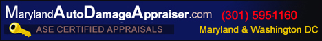 Auto Damage Appraisers in Maryland & Washington D.C.